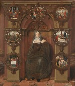 Pourbus, Pieter - Lady of the Seven Sorrows (The Joos van Belle Triptych). Central panel