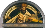 Eyck, Hubert (Huybrecht), van - The Ghent Altarpiece. Adoration of the Mystic Lamb: The prophet Zechariah