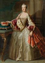 Desmarées, George - Portrait of Maria Anna of Pfalz-Sulzbach (1722-1790), Princess of Bavaria