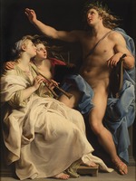 Batoni, Pompeo Girolamo - Apollo, Music and Geometry