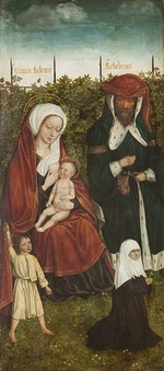 Master of the Family of Saint Anne - The Family of Saint Anne (Triptych, left panel)