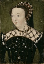 Clouet, François, (School) - Portrait of Catherine de' Medici (1519-1589)