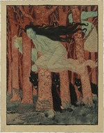 Grasset, Eugène - Trois femmes et trois loups (Three women and three wolves)