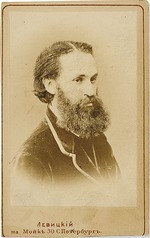 Levitsky, Sergei Lvovich - Portrait of the cellist and composer Karl Yulievich Davidov (1838-1889)