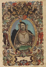 Amman, Jost - Portrait of Duke Christoph of Württemberg (1515-1568) From Biblia germanica