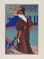Rhead, Louis John - Woman with Peacocks