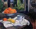 Gauguin, Paul Eugéne Henri - Still life with fruit bowl and lemons