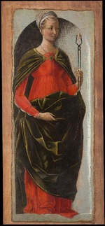 Ercole de' Roberti, (Ercole Ferrarese) - Polittico Griffoni: Saint Apollonia