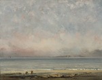 Courbet, Gustave - The beach at Trouville