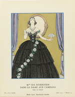 Barbier, George - Mme Ida Rubinstein dans La Dame aux Camélias, Gazette du Bon Ton 