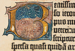 Anonymous - The Gutenberg Bible. Initial B