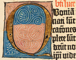 Anonymous - The Gutenberg Bible. Initial Q