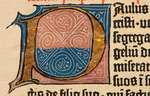 Anonymous - The Gutenberg Bible. Initial P