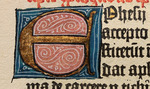 Anonymous - The Gutenberg Bible. Initial E