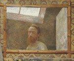 Vuillard, Édouard - Self-Portrait with a bamboo mirror