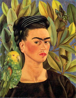 Kahlo, Frida - Self-Portrait with Bonito