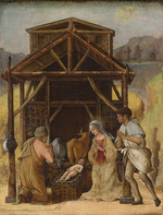 Ercole de' Roberti, (Ercole Ferrarese) - The Adoration of the Shepherds