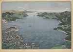 Kawahara, Keiga - View of the bay of Nagasaki