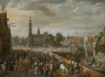 Momper, Philips de, the Elder - View of the Grote Markt in Lier