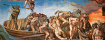 Buonarroti, Michelangelo - The Last Judgment (Fresco of the Sistine Chapel in the Vatican)