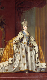 Erichsen (Eriksen), Vigilius - Portrait of Empress Catherine II (1729-1796) in Her Coronation Robes