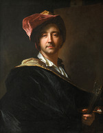 Rigaud, Hyacinthe François Honoré - Self Portrait in a Turban