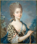 Labille-Guiard, Adélaïde - Portrait of Marie-Aurore de Saxe (1748-1821) as Diana