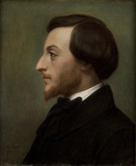 Scheffer, Ary - Portrait of the writer Louis Ratisbonne (1827-1900)
