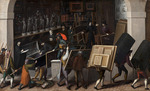 Bunel, François, the Younger - The Confiscation of the Contents of a Painter's Studio
