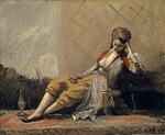 Corot, Jean-Baptiste Camille - Odalisque