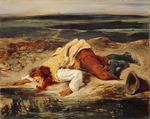 Delacroix, Eugène - Wounded Brigand (Roman Shepherd)