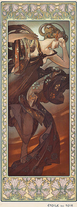 Mucha, Alfons Marie - Étoile Du Soir (The Evening Star)