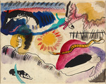 Kandinsky, Wassily Vasilyevich - Watercolor No. 3 (Love garden)