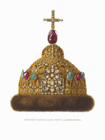 Solntsev, Fyodor Grigoryevich - Diamond Cap of Tsar Peter I. From the Antiquities of the Russian State
