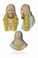 Solntsev, Fyodor Grigoryevich - Klobuk of Patriarch Filaret of Moscow (Fyodor Nikitich Romanov). From the Antiquities of the Russian State