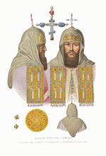 Solntsev, Fyodor Grigoryevich - Patriarch Nikon's Klobuk. From the Antiquities of the Russian State