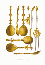 Solntsev, Fyodor Grigoryevich - Spoons and forks? From the Antiquities of the Russian State