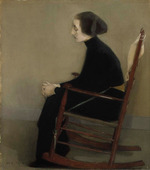 Schjerfbeck, Helene - The Seamstress (The Working Woman)