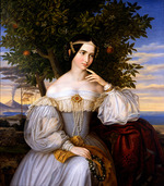 Oppenheim, Moritz Daniel - Marriage Portrait of Charlotte de Rothschild