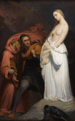 Scheffer, Ary - Marguerite tenant son enfant mort