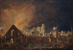 Demachy, Pierre-Antoine - The Foire Saint-Germain after the fire of the night of 16 to 17 March 1762