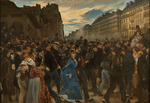 Dehodencq, Alfred - The departure of the Garde mobile in July 1870
