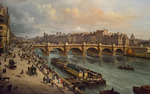 Canella, Giuseppe, the Elder - Le Pont-Neuf et la Cité Paris 1832