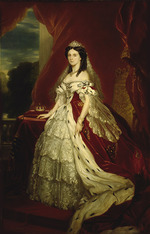 Winterhalter, Franz Xaver, School of - Princess Augusta of Saxe-Weimar-Eisenach (1811-1890), Queen of Prussia