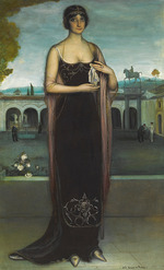 Romero de Torres, Julio - Portrait of Adela Carboné (1890-1960)