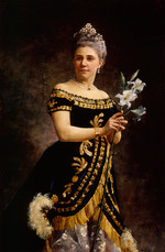 Wiik, Maria - Portrait of the Opera singer Ida Basilier-Magelssen (1846-1928) as Philine in Opera Mignon by Ambroise Thomas