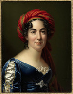 Sales, Carl von - Portrait of the writer Caroline Pichler (1769-1843)