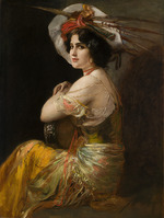 Kaulbach, Friedrich August von - Rosario Guerrero as Carmen