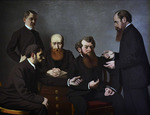 Vallotton, Felix Edouard - Les cinq peintres (Five painters): Félix Vallotton, Pierre Bonnard, Édouard Vuillard, Charles Cottet, and Ker-Xavier Roussel