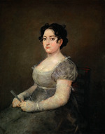 Goya, Francisco, de - Portrait of a Lady with a Fan